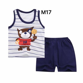 Combo bộ ba lỗ cotton cho bé - 359k