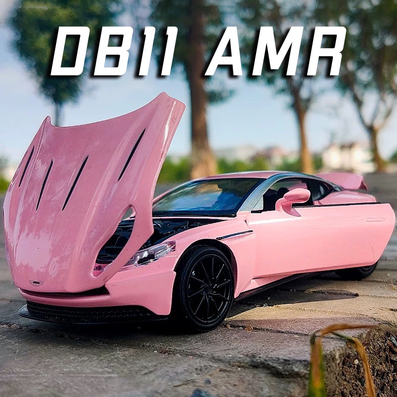 Mô Hình Xe Hơi Aston Martin DB11 AMR Bằng Hợp Kim Tỉ Lệ 1: 32 Có Đèn Và Nhạc Độc Đáo Sống Động