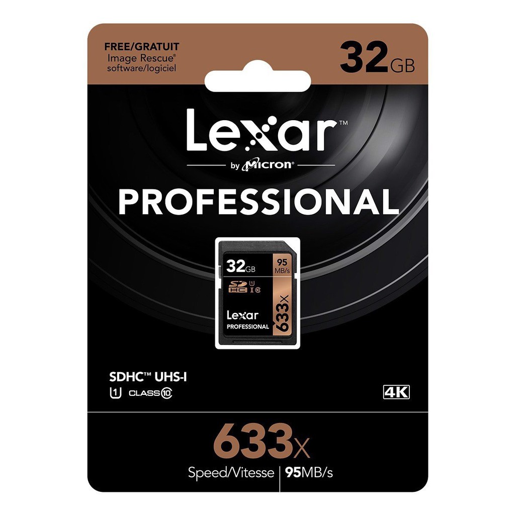 Thẻ nhớ SDHC Lexar Professional 32GB 633X | BigBuy360 - bigbuy360.vn