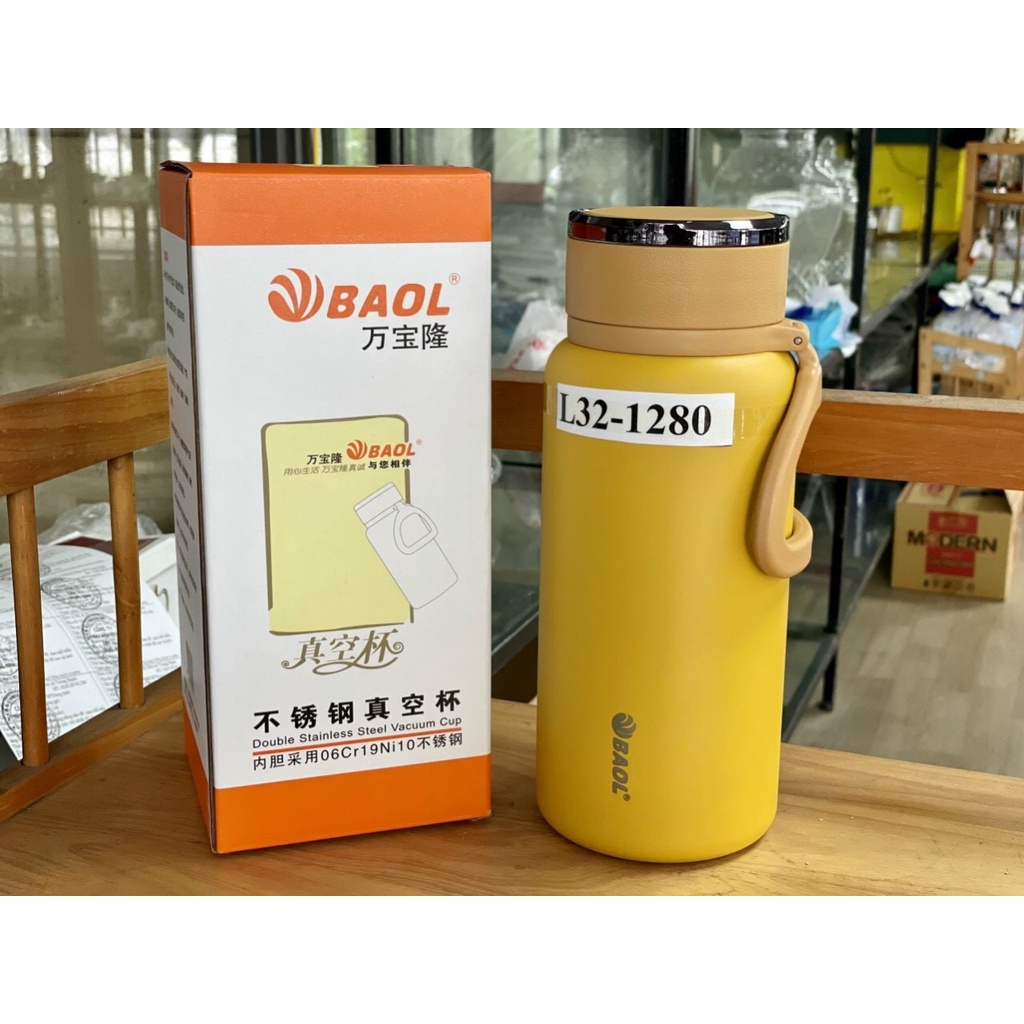 Bình giữ nhiệt inox cao cấp SUS304 mẫu mới L32 1000ml, 1200ml, 1500ml