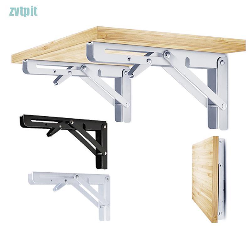 1 Kệ Để Đồ Hình Tam Giác Bằng Thép Không Gỉ Có Thể Gấp Gọn Trang Trí Tường