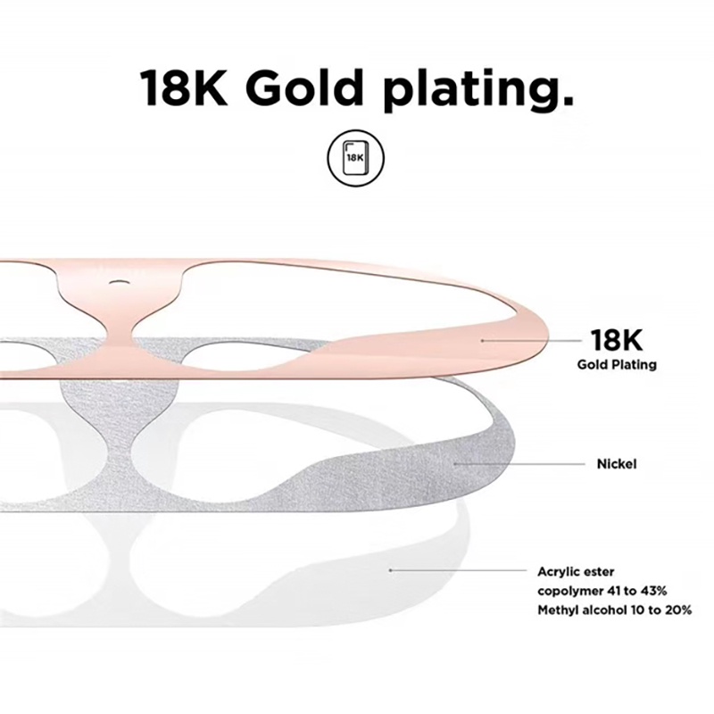 Miếng Dán Kim Loại Siêu Mỏng Bảo Vệ Chống Bụi Cho Hộp Đựng Tai Nghe Apple AirPods 2 1 3 pro