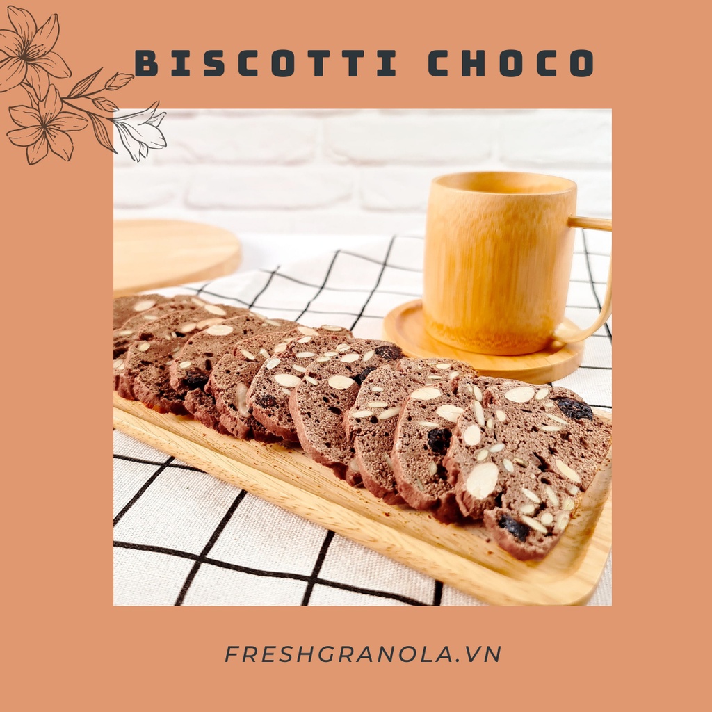 BISCOTTI ĂN KIÊNG vị CHOCOLATE