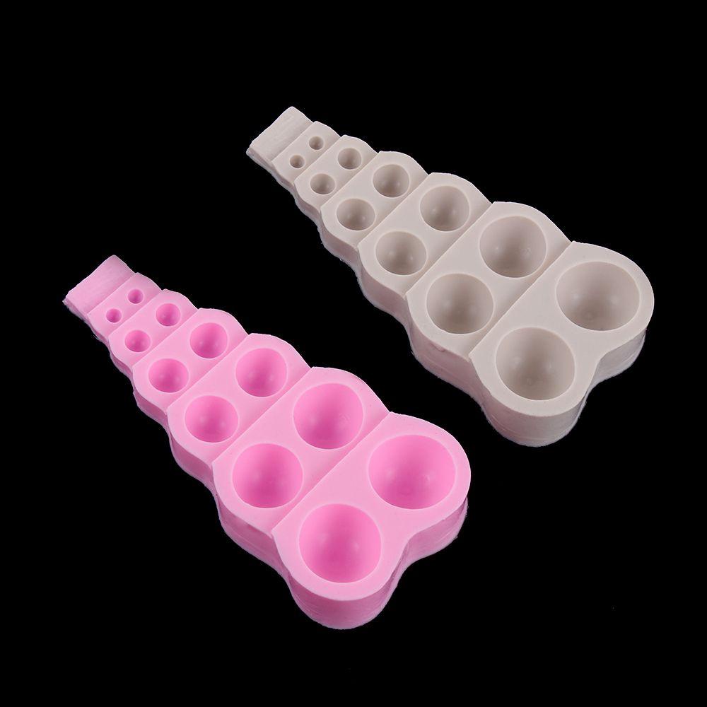 Khuôn Silicone Làm Bánh Hình Nửa Quả Bóng 3D Độc Đáo