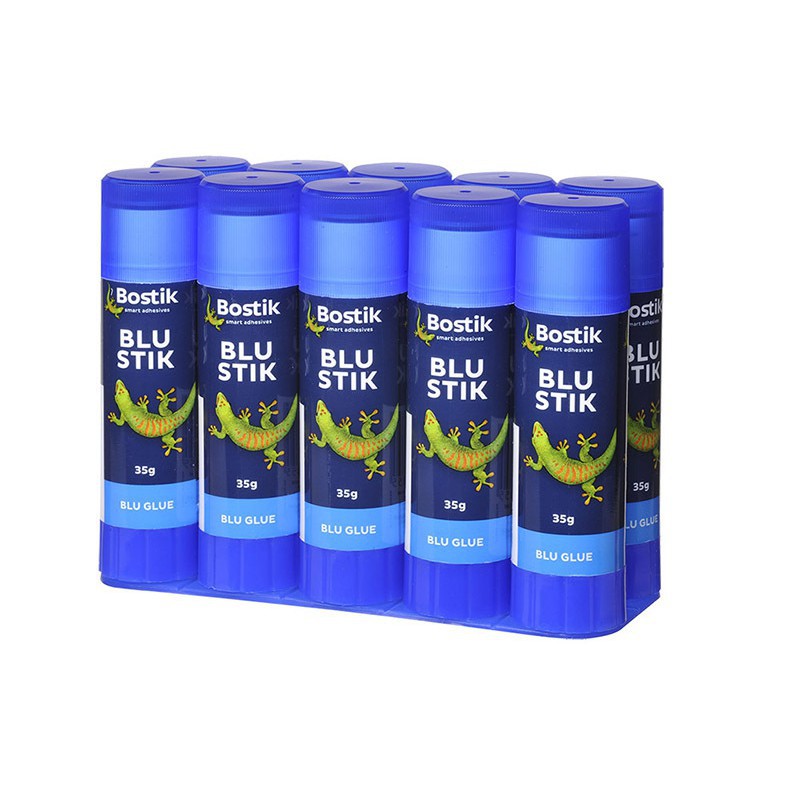 Hồ khô siêu dính lõi xanh Blu Stik 35gr - BOSTIK