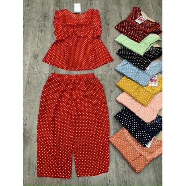 Đồ bộ lửng vải mango