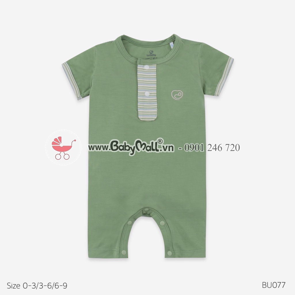 Bubaby Body cộc cài thẳng phối tay BAMBUS BB022.01