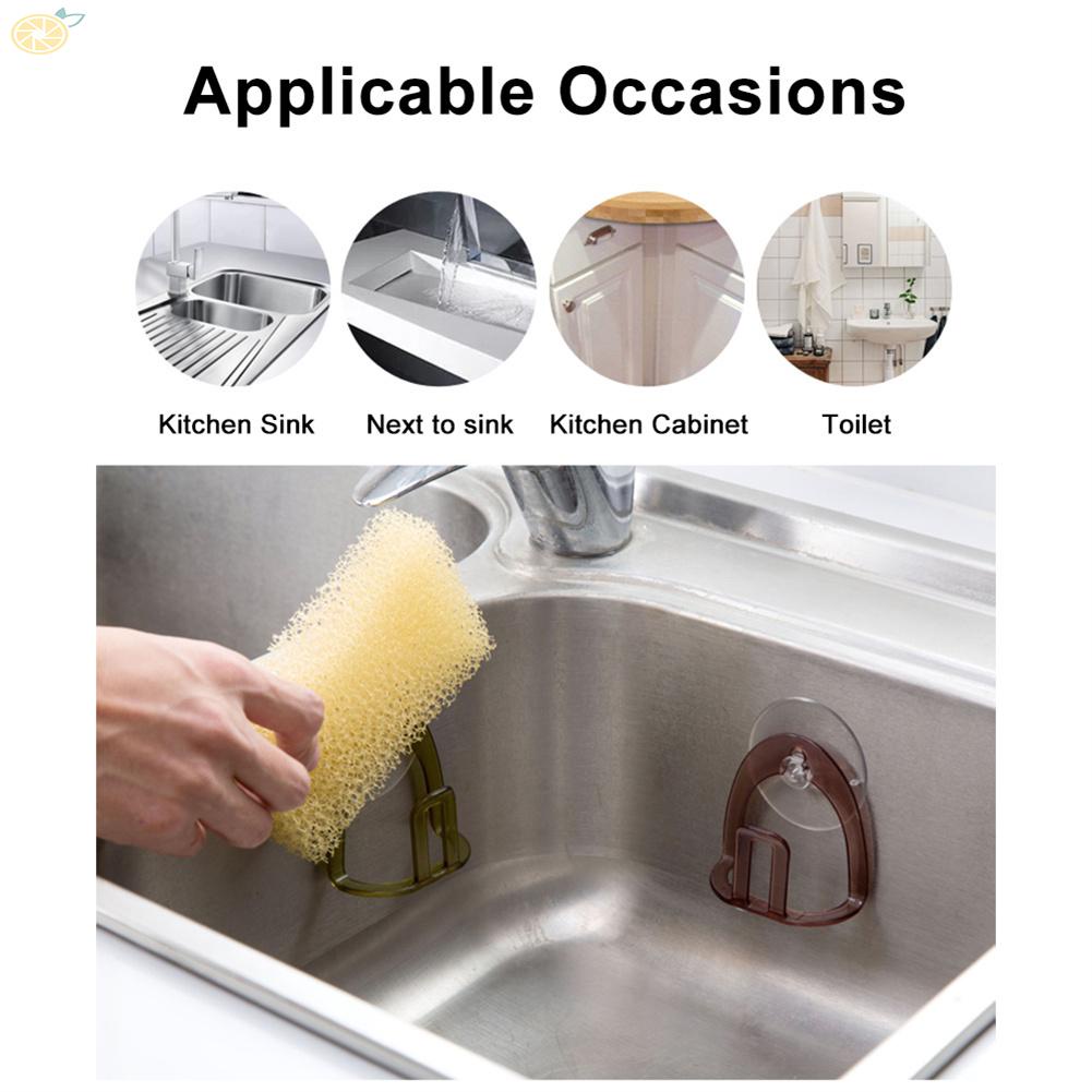 【VARSTR】Deluxe Kitchen Sink Suction Holder For Sponges, Scrubbers, Soap, Kitchen