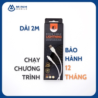 Cáp iPhone sạc nhanh BISON siêu bền, bảo hành 12 tháng