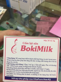Cốm lợi sữa Bokimilk