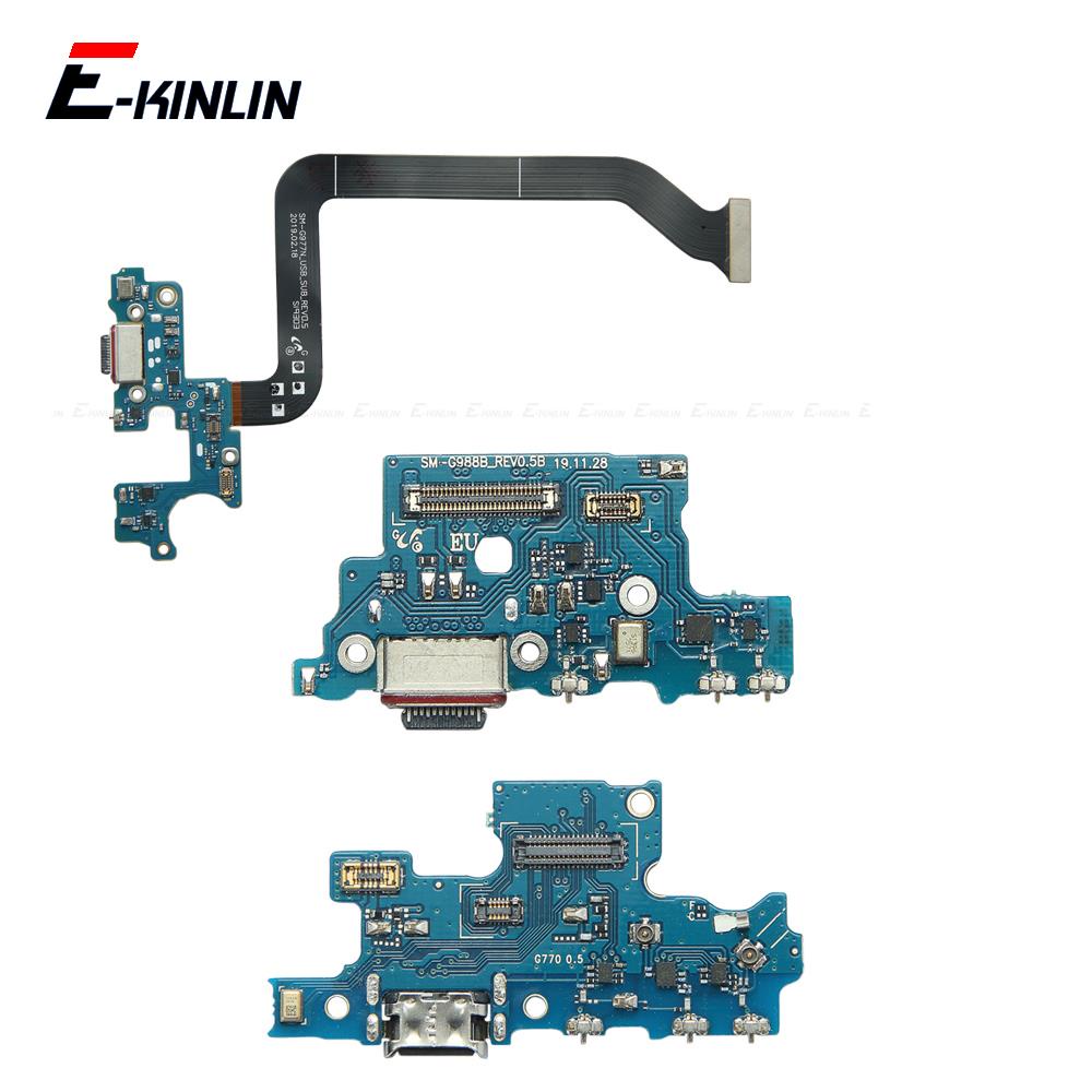 Bảng Mạch Cổng Sạc Kết Nối Với Mic Dây Cáp Flex Dành Cho Samsung Galaxy S20 FE Ultra Plus S10 5G Lite