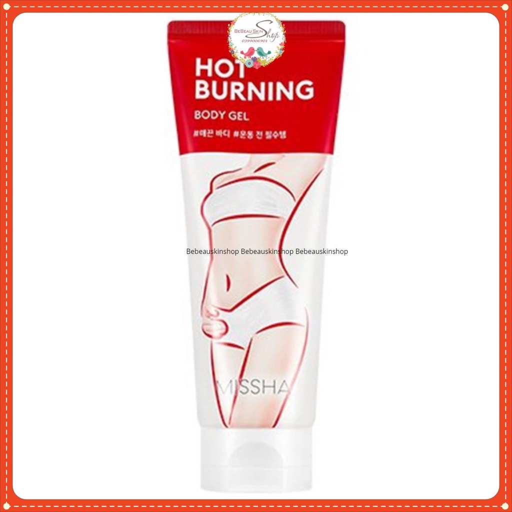 Tan mở bụng Missha Hot Burning perfect Body gel