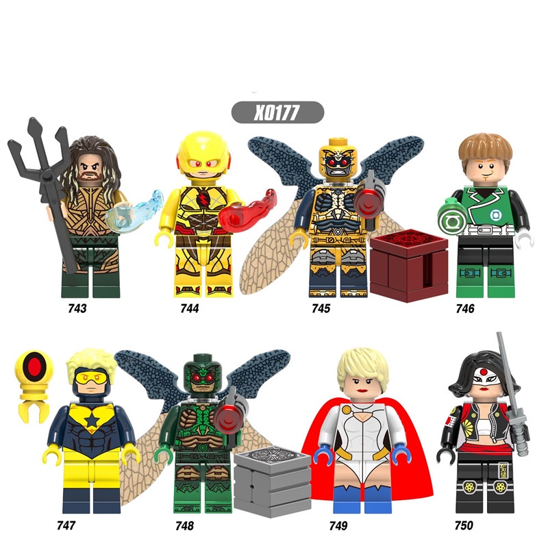 Mô Hình Nhân Vật Siêu Anh Hùng Flash Supergirl Firestorm Nguyên Tử Cho Bé