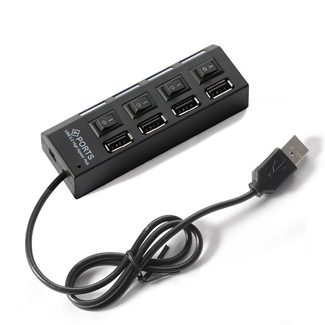 HUB Chia USB 1 Ra 4 Cổng Có Công Tắc - Hộp xấu