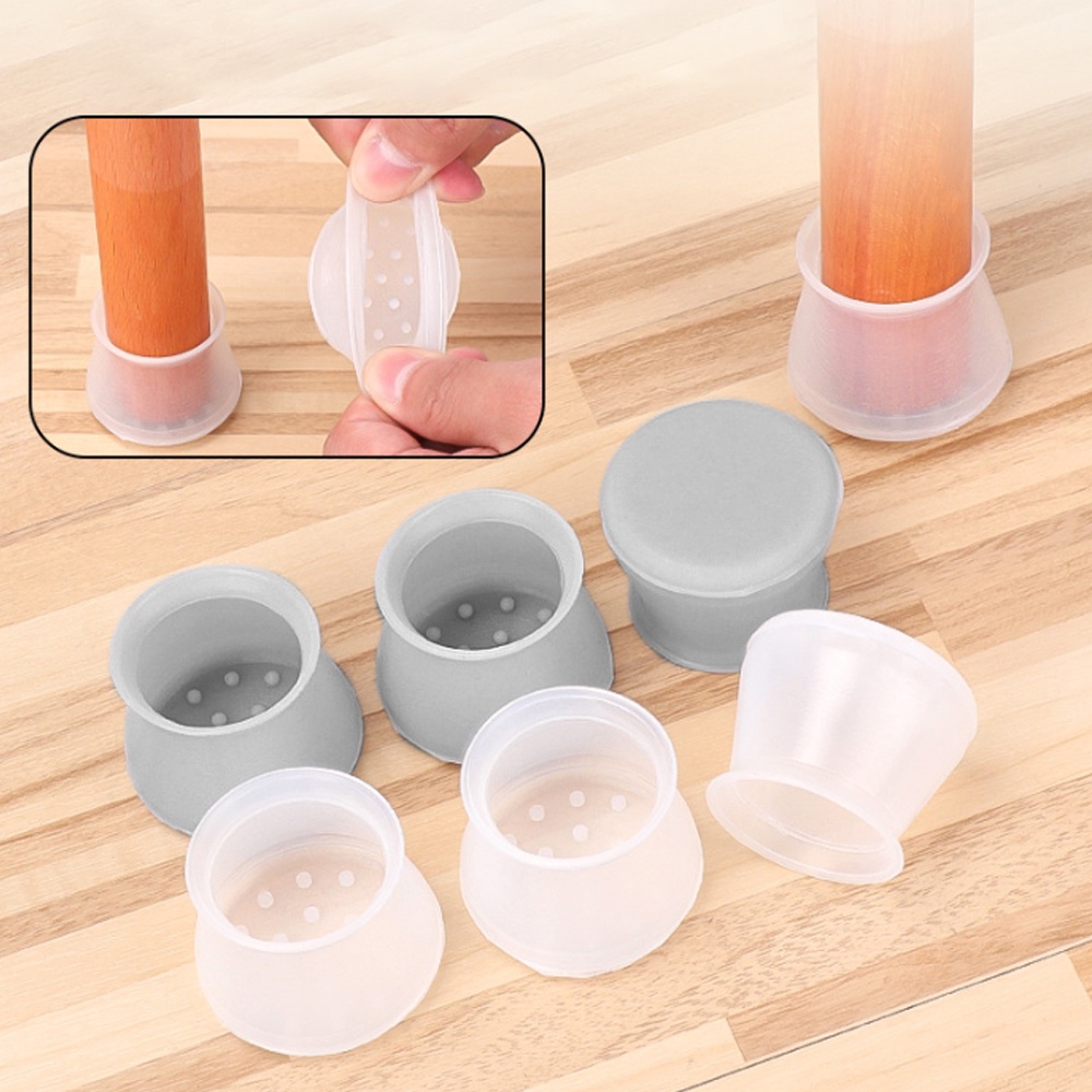 1 Miếng Silicone Bọc Chân Bàn Ghế Chống Trượt