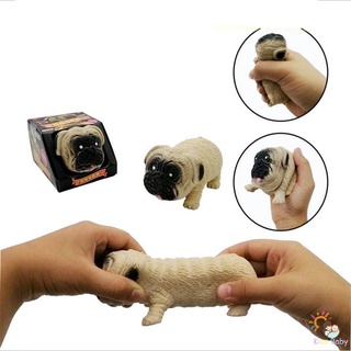 Đồ Chơi Bóp Mềm Giảm Căng Thẳng Hình Chú Cún Pug Dễ Thương Thân Thiện Với Môi Trường