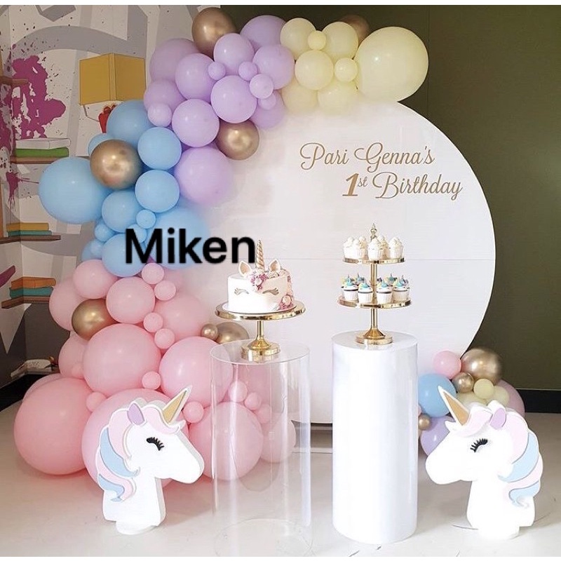 Bóng pastel size nhỏ 5”  trang trí sinh nhật , phụ kiện bóng trang trí sinh nhật