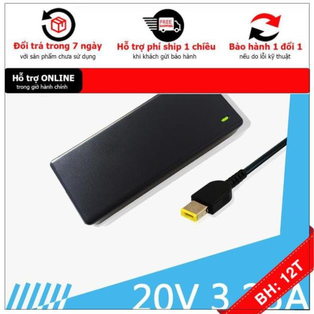 [BH12TH] [- Sạc cho Laptop Lenovo IdeaPad U41 U430 U430p 3.25A 65W chân chữ nhật dạng USB