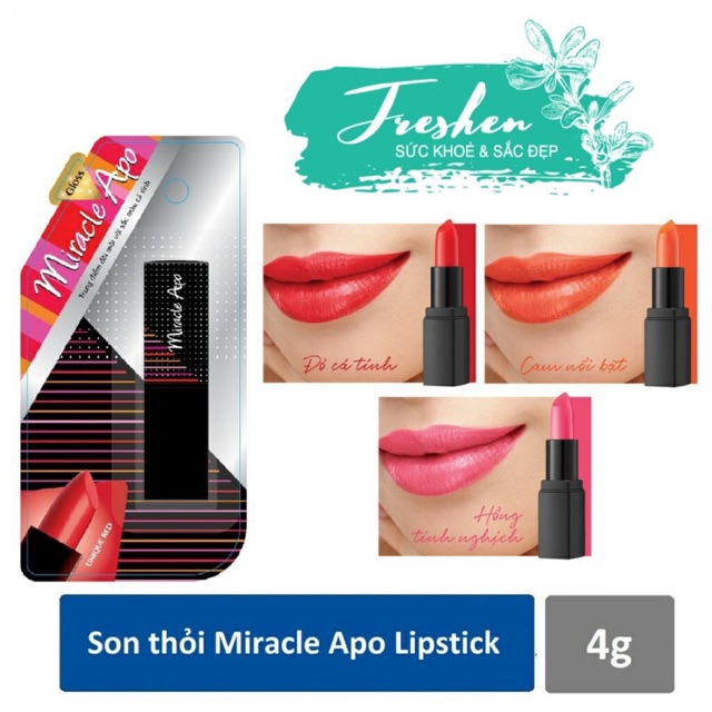 Son thỏi Miracle Apo Lipstick gloss