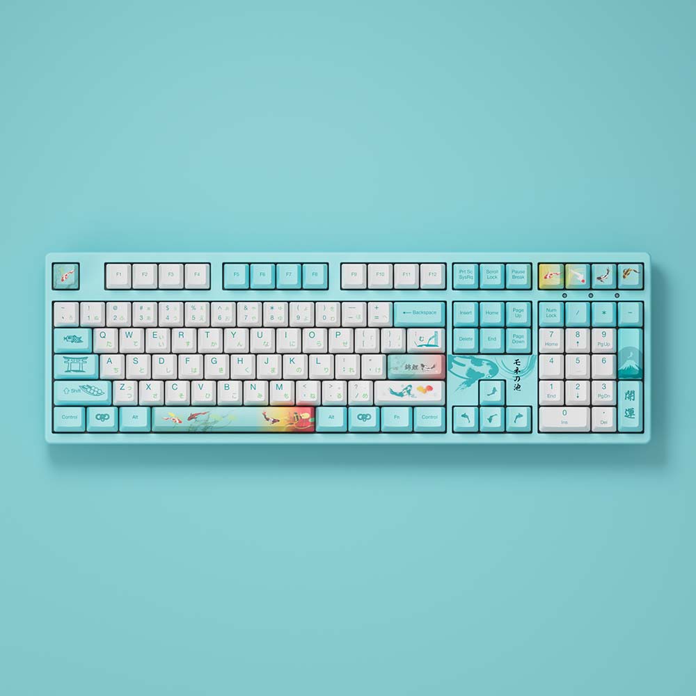 Bàn Phím Cơ AKKO 3108 v2 Monet’s Pond - Akko Switch V2 - Hàng Chính Hãng