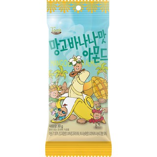 Hạt Hạnh Nhân Tom's Farm Tẩm Chuối Xoài 30G