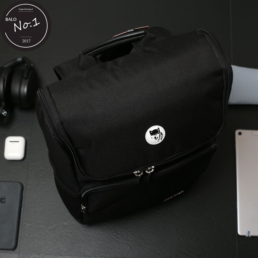 [TẶNG KÈM VỚ] Balo Laptop Cao Cấp Mikkor The Nomad Premier – Black