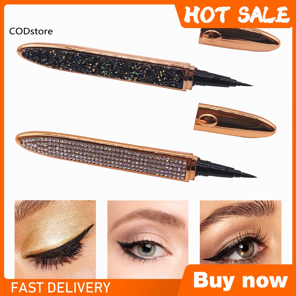 Bút kẻ mắt màu đen chống phai màu dầu lâu trôi đính đá lấp lánh dành cho nữ
 | BigBuy360 - bigbuy360.vn