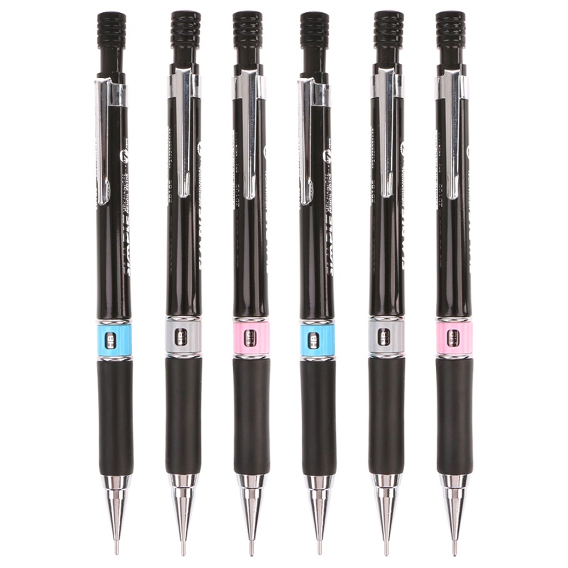 Bút chì bấm tự động HB 0.5mm 0.7mm tiện lợi cho học sinh dùng trong văn phòng và trường học