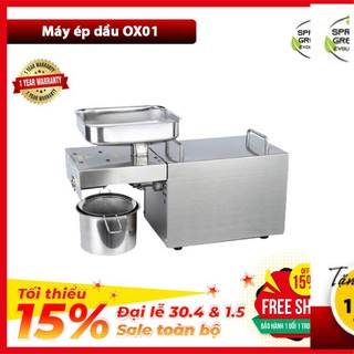 Máy ép/chiết xuất dầu ox01. chiết xuất dầu dễ dàng từ mọi loại thực phẩm. dễ sử dụng, tiết kiệm điện. hàng sge thailand