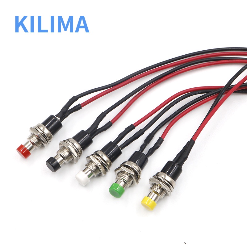 Công Tắc Nhấn Chống Thấm Nước 12mm PBS-11B PBS-33B Cho Loa Xe Hơi / Tàu Thuyền