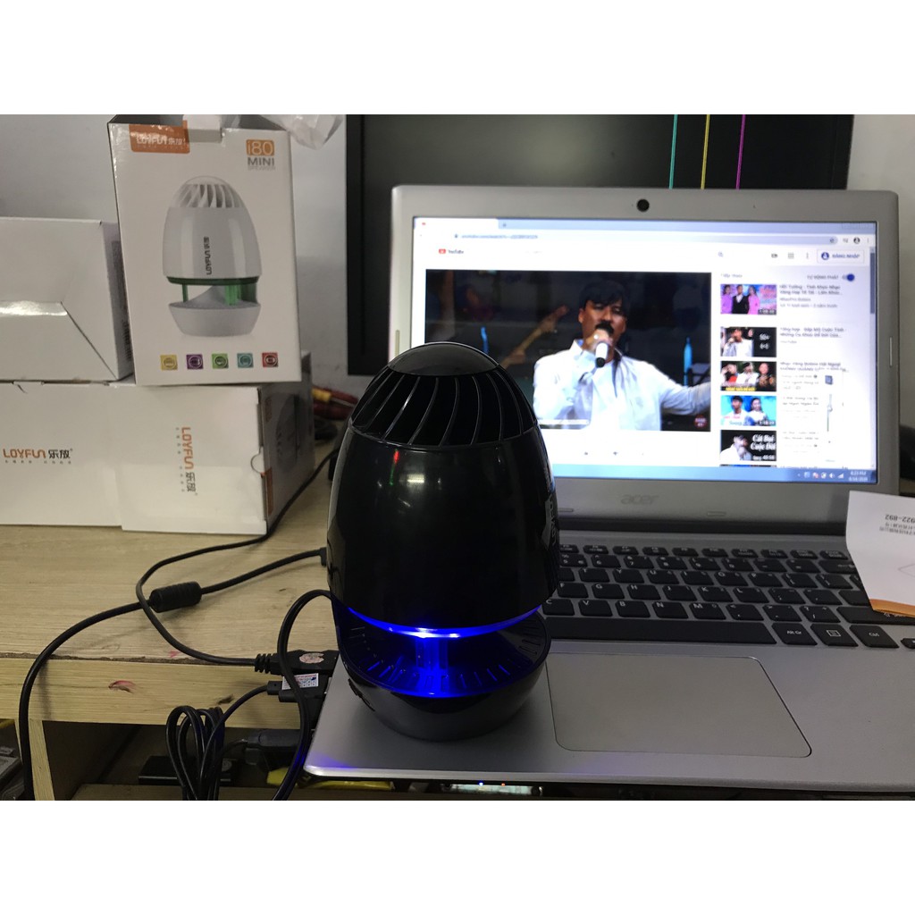 Loa Loyfun i80 USB 2.0 - Loa di động kèm Led-DC502