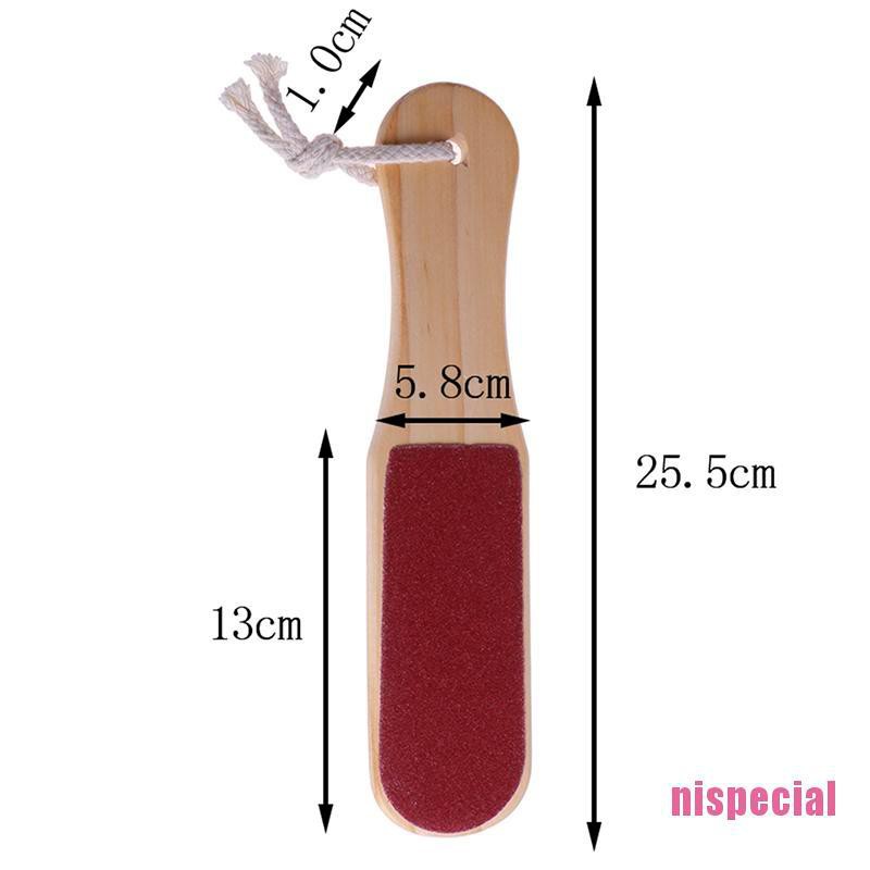 (Hàng Mới Về) Gót Chân Tẩy Tế Bào Chết Bằng Gỗ Thuận Tiện