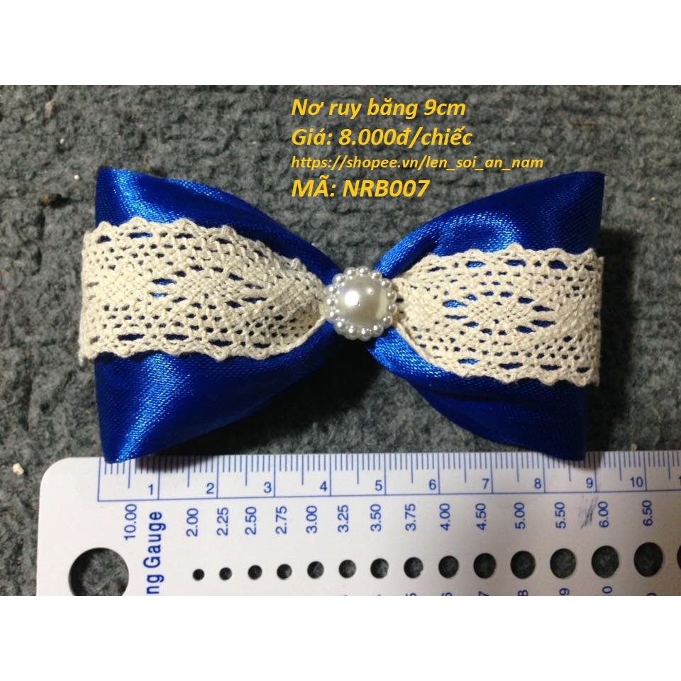 Nợ Lụa Ruy Băng Ren 9cm - Nơ trang trí - Phụ Kiện Thủ Công Handmade