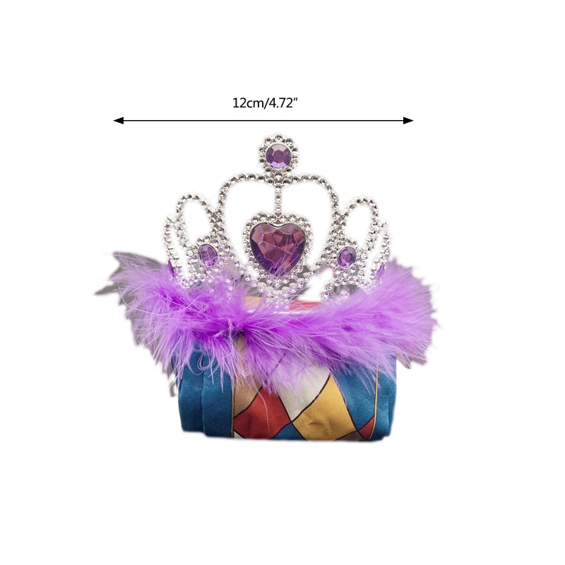 Vương Miện Công Chúa Đính Lông Vũ