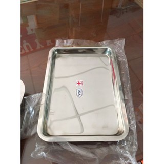 Khay ra đồ inox cỡ lớn 60x40x5cm