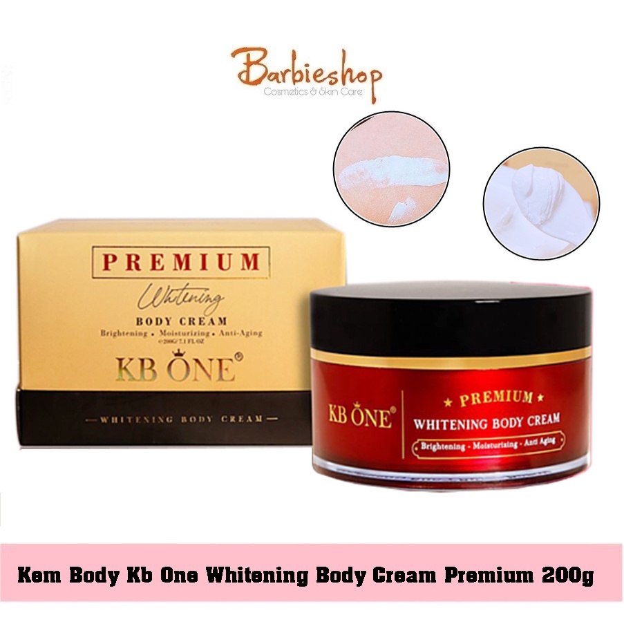 Kem Body Kb One Whitening Body Cream Premium 200g - 100g