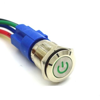  Công tắc LED on-off 16mm đủ logo các hãng