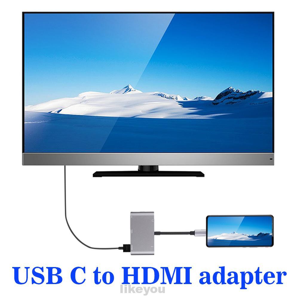 Bộ Chia Cổng Usb C 5 Trong 1 Tiện Dụng Khi Đi Du Lịch | BigBuy360 - bigbuy360.vn