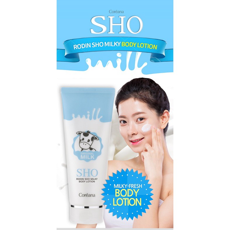 Dưỡng Thể Sho Orginal Milk Rodin Sho Milky Body Lotion Coreana 200ml