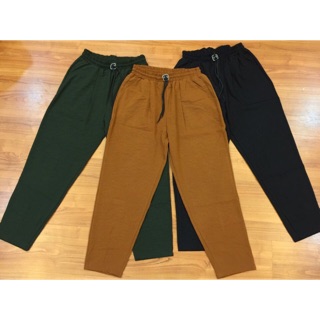 Quần baggy vải đũi