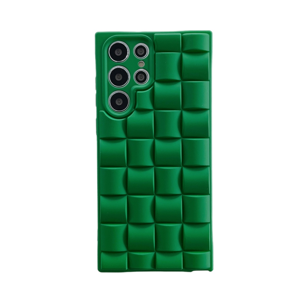 Ốp Điện Thoại Mềm Phối Sợi Bện 3D Cho Samsung Galaxy S22 S21 Ultra S22 Plus