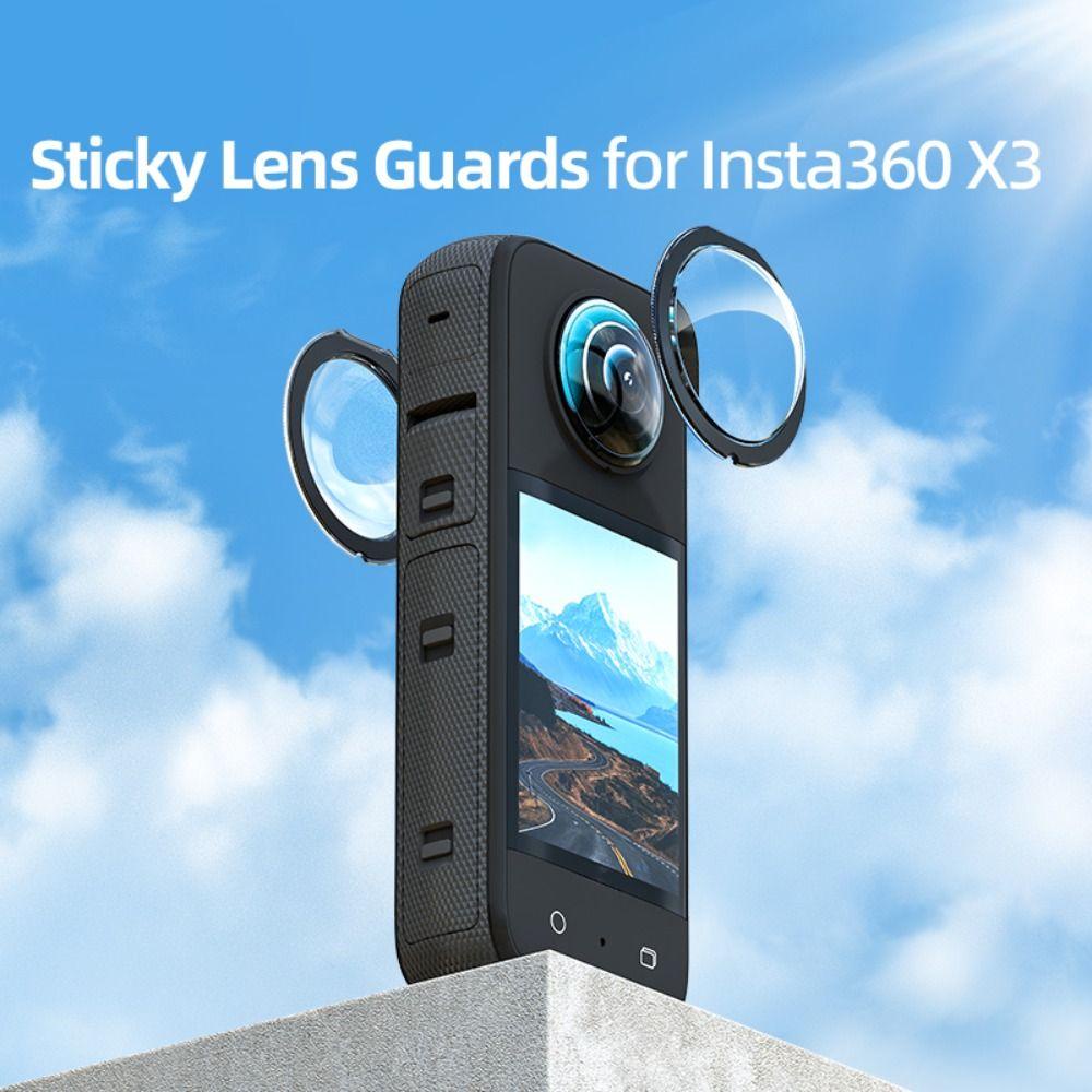 Miếng Dán Bảo Vệ Ống Kính Máy Ảnh Hai Cảm Biến Cho Insta360 X3