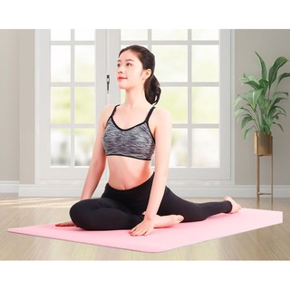 Thảm Yoga TPE 2 Lớp 6mm - 8mm Cao Cấp, Tập Gym Tại Nhà