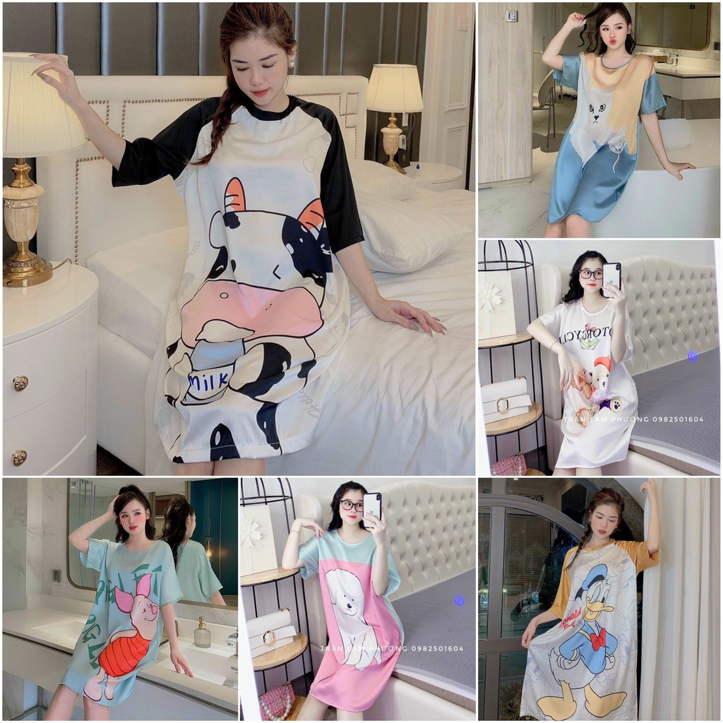 Váy ngủ lụa mẫu mới nhất 💯Ảnh thật