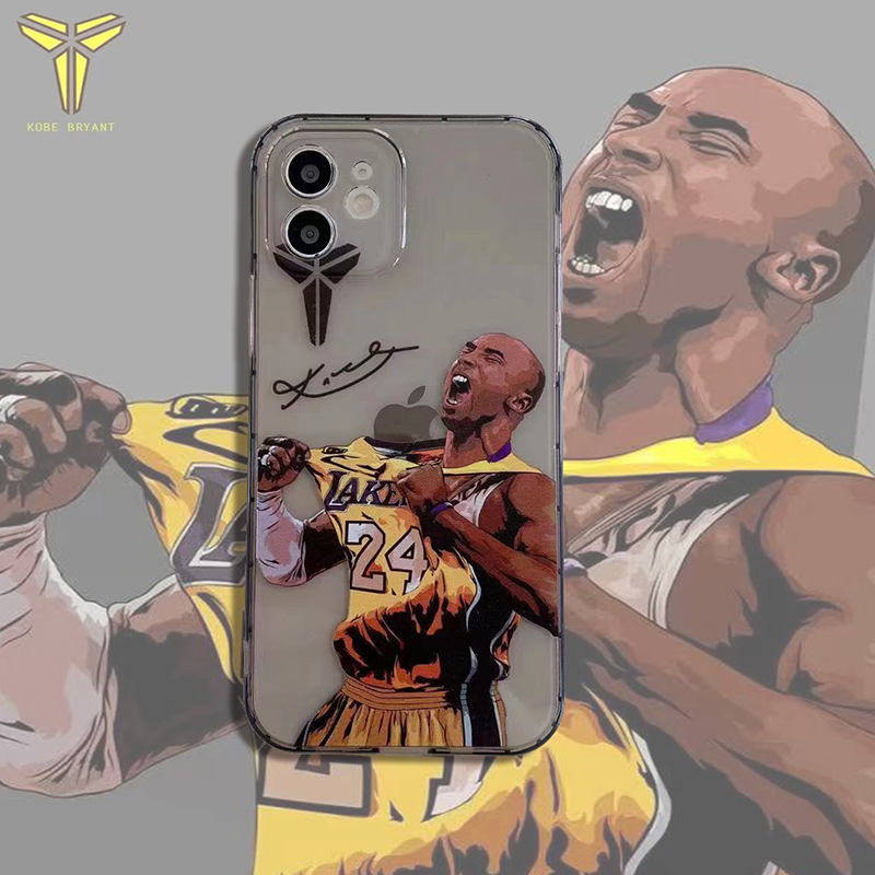 Ốp Điện Thoại Tpu Mềm Trong Suốt Hình Kobe Bryant 12promax Cho Iphone 12 11 Pro Max Se2020 7 8 Plus X Xs Max Xr