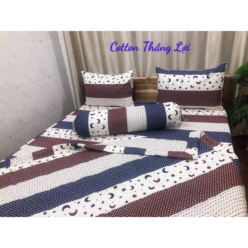 Bộ Ga mền Thắng Lợi 100% cotton ( hàng HIỆU )