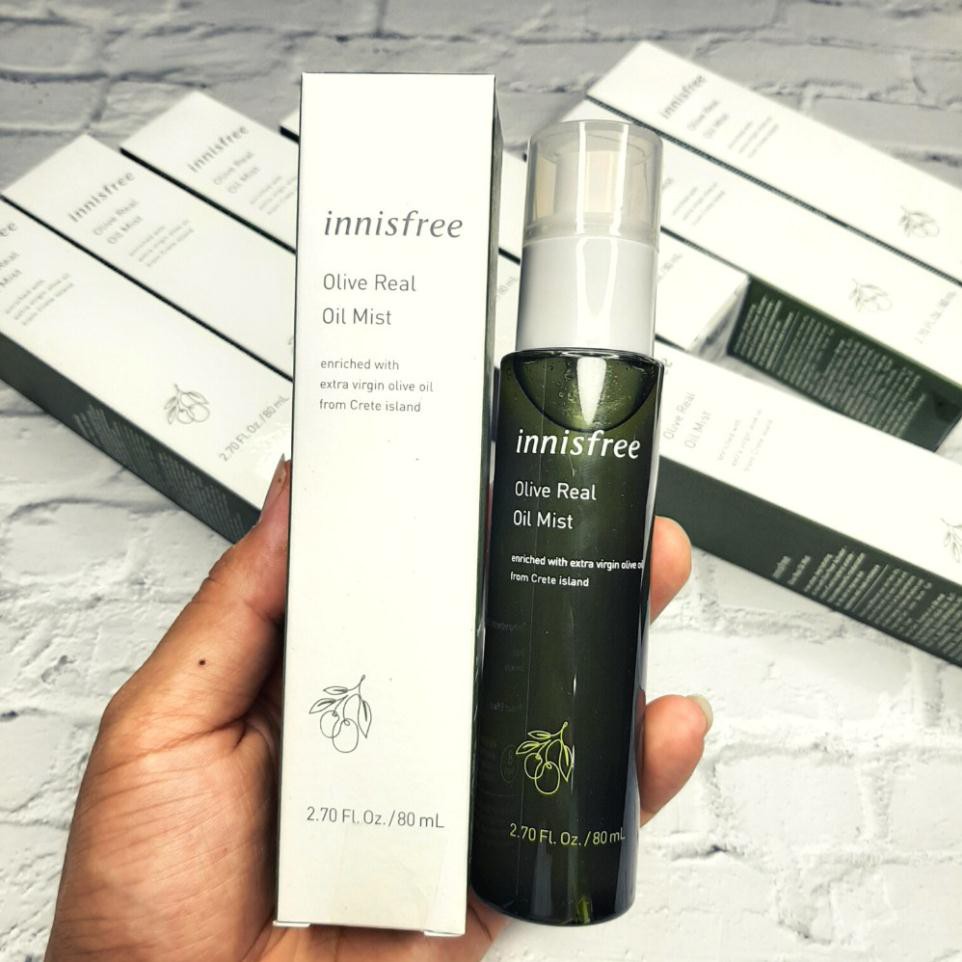 [Hàng xịn] Xịt Khoáng dưỡng ẩm Innisfree Olive Real Oil Mist 80ml [Có Bill ] | BigBuy360 - bigbuy360.vn