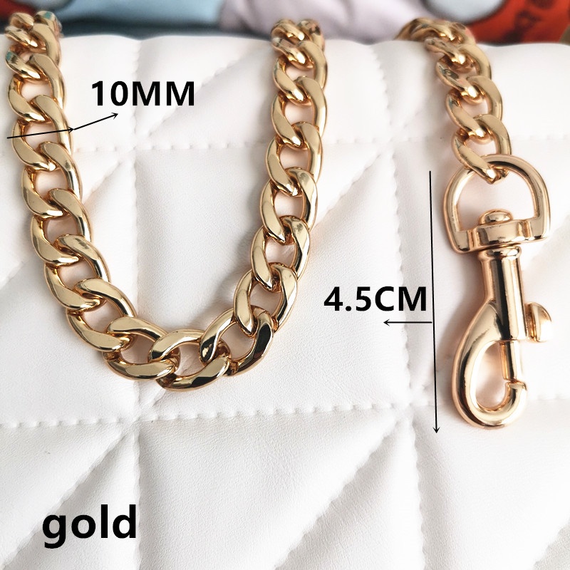 Dây Xích Kim Loại Bản Rộng Phẳng Thay Thế Cho Túi Xách Thời Trang Dây Đeo Vai