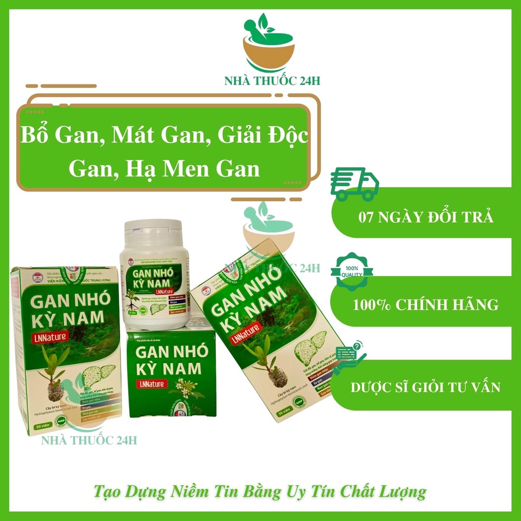 Gan Nhó Kỳ Nam - Bổ Gan, Giải Độc Gan, Hạ Men Gan