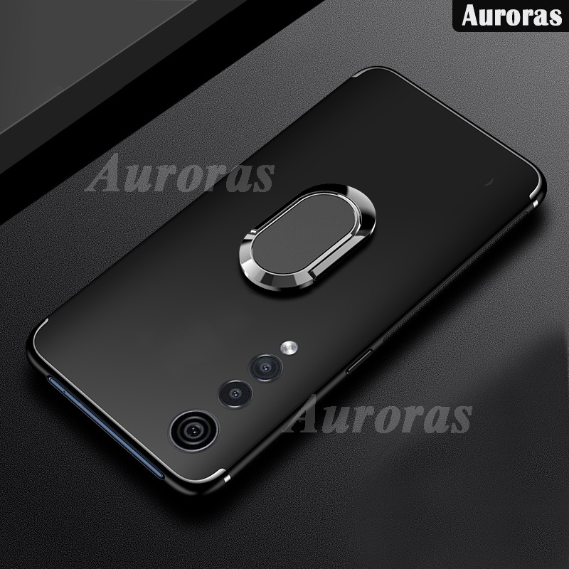 Ốp Điện Thoại Mềm Gắn Nhẫn Đỡ Xoay 360 Độ Cho LG Velvet 5G ° Vỏ Bọc Giữ Xe Hơi LG Velvet 5G